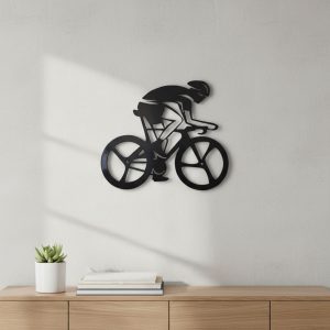 Metal Cycling / Road Bike Wall Art Plaque